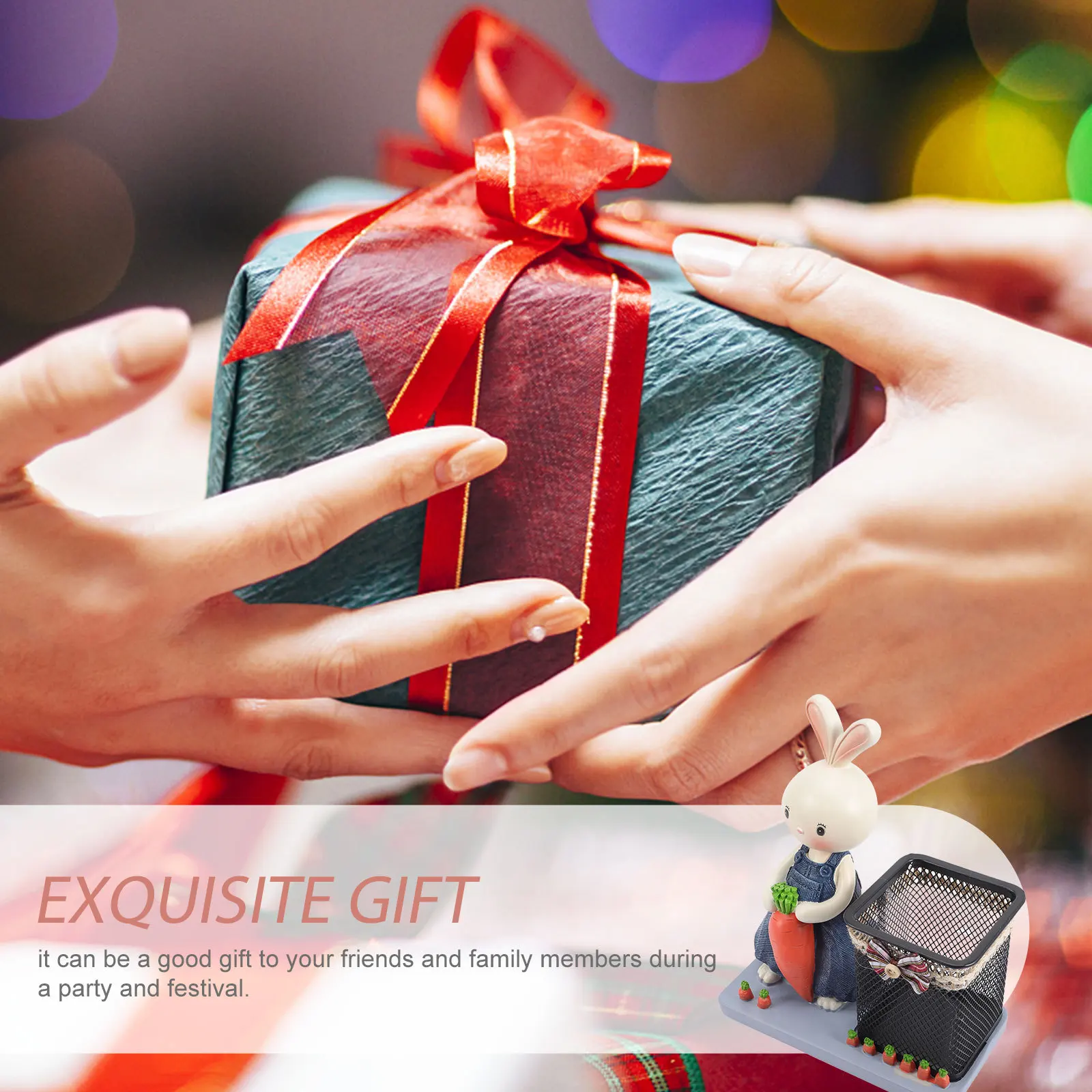 Bunny Pen Organizer Multi-Function Pen Holder Desktop Stationery Storage Bucket Office Desk Bunny Decoration
Bunny Pen Organizer Multi-Function Pen Holder Desktop Stationery Storage Bucket Office Desk Bunny Decoration