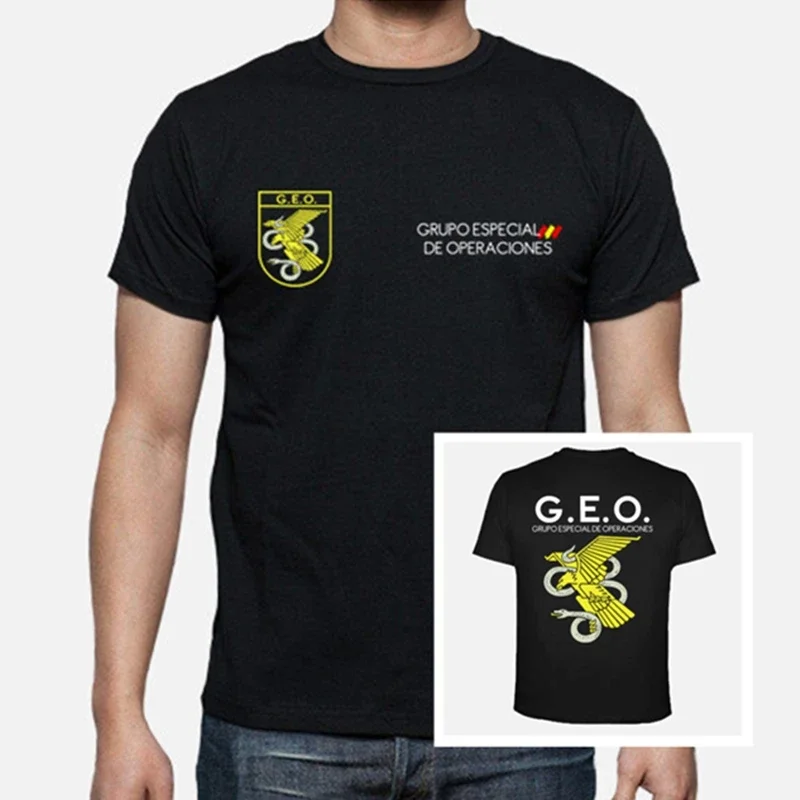 Grupo Especial De Operaciones G.E.O Men T-Shirt Short Sleeve Casual 100% Cotton O-Neck Summer TShirt Size S-3XL
Grupo Especial De Operaciones G.E.O Men T-Shirt Short Sleeve Casual 100% Cotton O-Neck Summer TShirt Size S-3XL
