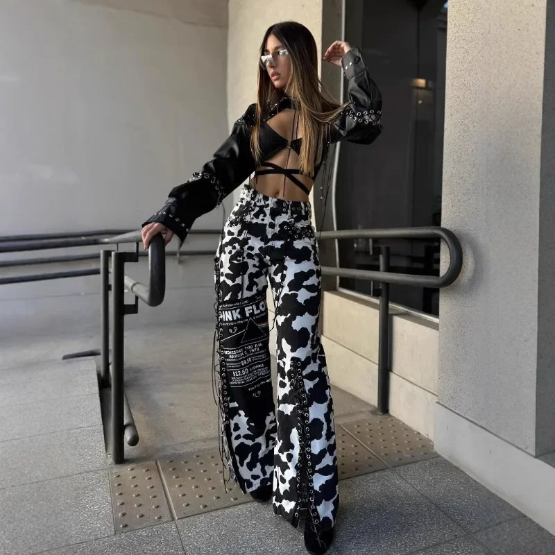 2025 New High-Waist Patchwork Milk-Print Straight Pants for Women - Versatile Flowy Design Pants with Flowing Sleeves
2025 New High-Waist Patchwork Milk-Print Straight Pants for Women - Versatile Flowy Design Pants with Flowing Sleeves