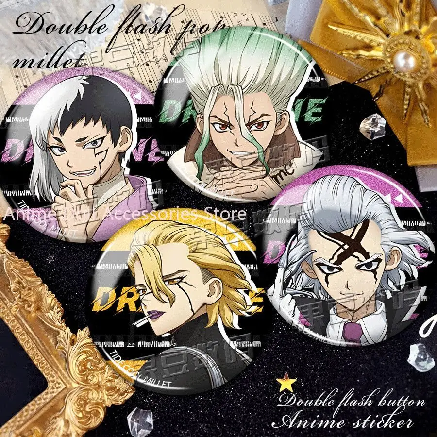 Dr.STONE Ishigami Senkuu Badges Round Exquisite Badge Brooches Creative Pins For Clothes Hat Backpack Gift Accessories
Dr.STONE Ishigami Senkuu Badges Round Exquisite Badge Brooches Creative Pins For Clothes Hat Backpack Gift Accessories