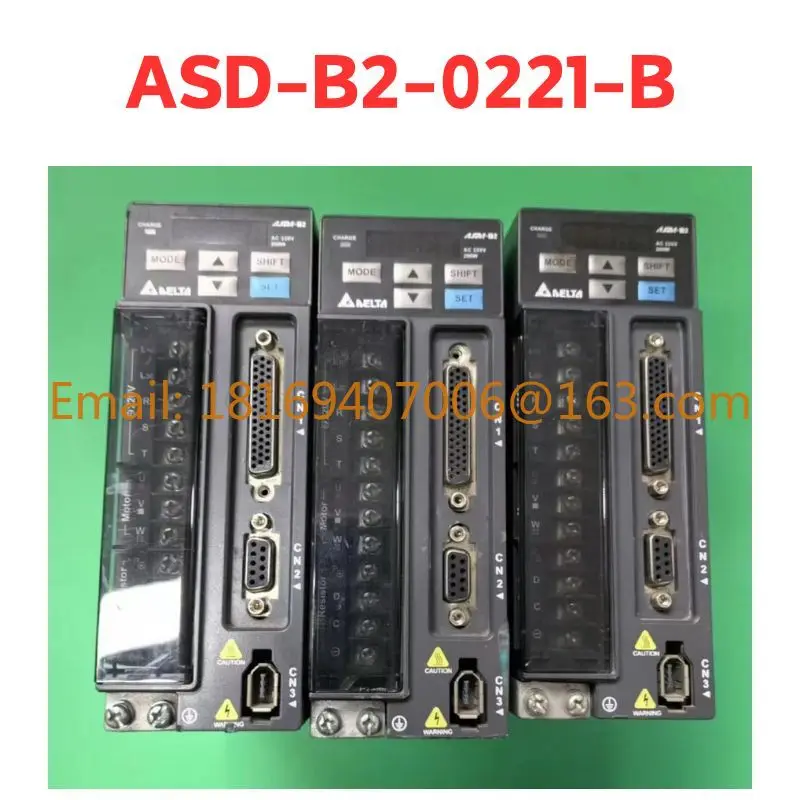 second-hand Servo Driver ASD-B2-0221-B, function well Tested well and shipped quickly
second-hand Servo Driver ASD-B2-0221-B, function well Tested well and shipped quickly
