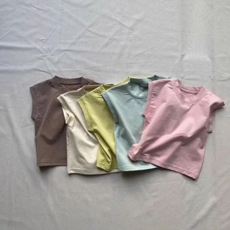 2025 Summer New Baby Sleeveless T Shirts Solid Simple Boys Girls Versatile Casual Tops Infant Cotton Vest Toddler Clothes
2025 Summer New Baby Sleeveless T Shirts Solid Simple Boys Girls Versatile Casual Tops Infant Cotton Vest Toddler Clothes
