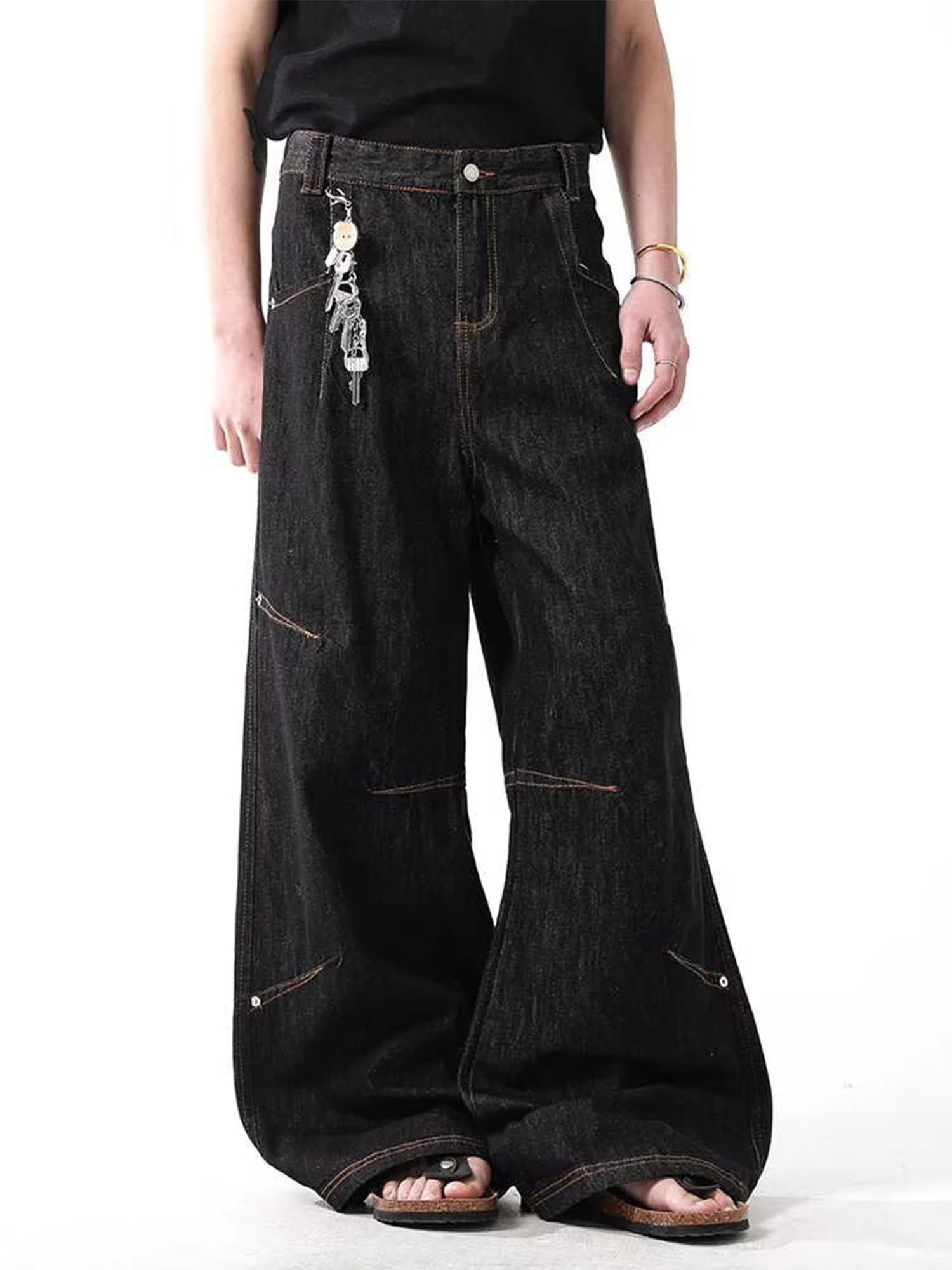 Women Black Goth Y2k Flare Jeans Harajuku Vintage Baggy Emo Denim Trousers Japanese 2000s Style Oversize Jean Long Pants Clothes
Women Black Goth Y2k Flare Jeans Harajuku Vintage Baggy Emo Denim Trousers Japanese 2000s Style Oversize Jean Long Pants Clothes