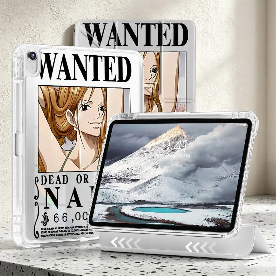 With Pen Slot Cover Tablet Case For iPad 12th 11th Mini 7 6 5 Pro 13 2025 2026 Air 8 M2 M3 3 9th 10th Gen One Piece Nami
With Pen Slot Cover Tablet Case For iPad 12th 11th Mini 7 6 5 Pro 13 2025 2026 Air 8 M2 M3 3 9th 10th Gen One Piece Nami