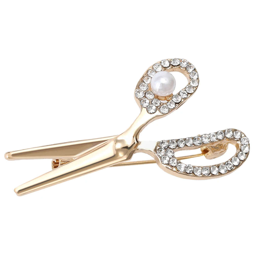 Rhinestone Brooch Pin Decorative Pins Clothing Accessories Golden Rhinestones Fashion Brooch Women Party Corsage Scissor Design
Rhinestone Brooch Pin Decorative Pins Clothing Accessories Golden Rhinestones Fashion Brooch Women Party Corsage Scissor Design