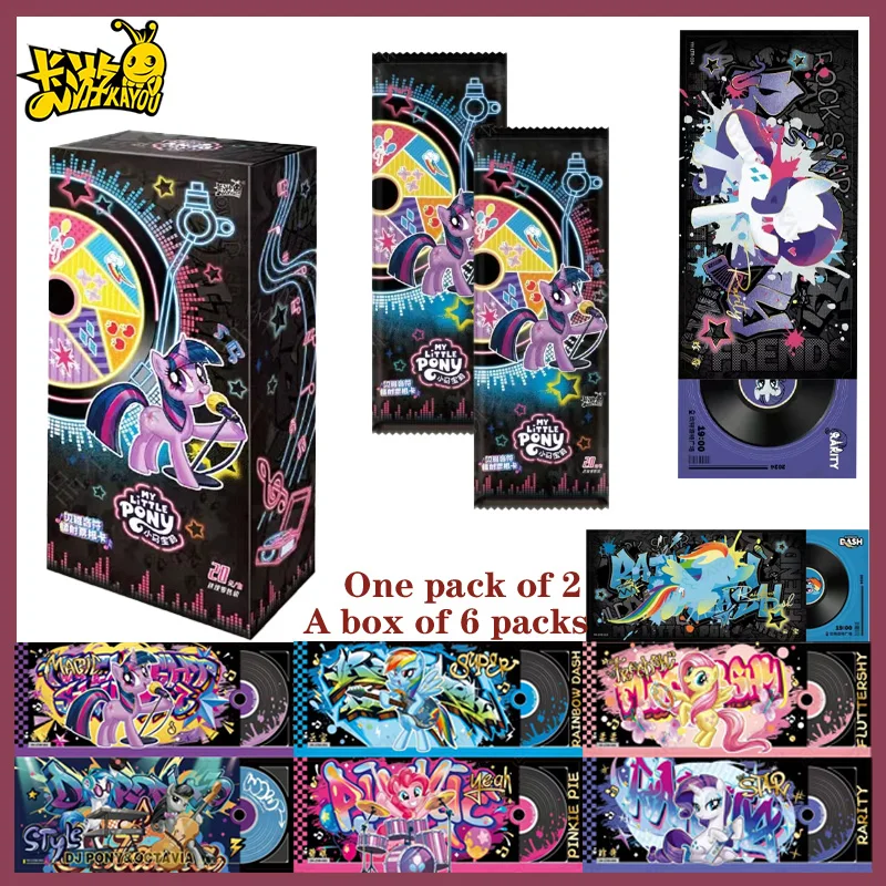 Shining Notes Holographic Ticket Stub Pack My Little Pony Cards Kayou Official Anime Collectible Cards Card Game Gift for Kids
Shining Notes Holographic Ticket Stub Pack My Little Pony Cards Kayou Official Anime Collectible Cards Card Game Gift for Kids