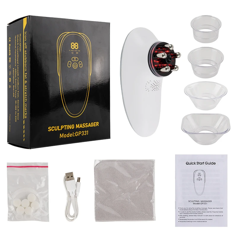 4 in 1 Electric Cellulite Massager Body Sculpting Slimming Machine for Stomach Waist Arms Legs Handheld Facial Skin Tighten Tool
4 in 1 Electric Cellulite Massager Body Sculpting Slimming Machine for Stomach Waist Arms Legs Handheld Facial Skin Tighten Tool