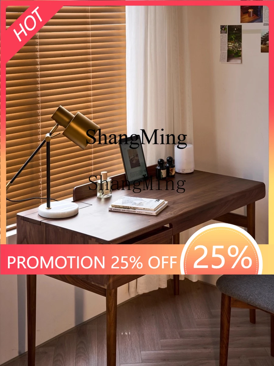 FG good-looking Table Solid wood study table Bedroom desk Household black walnut desk Small apartment computer desk
FG good-looking Table Solid wood study table Bedroom desk Household black walnut desk Small apartment computer desk