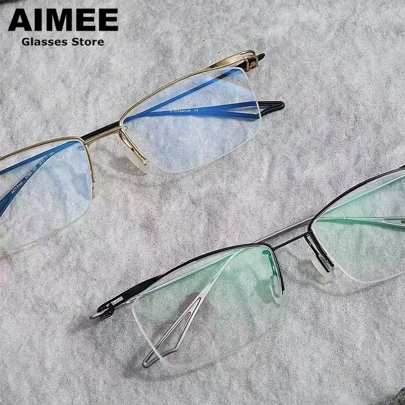 Оправа для очков из чистого титана ручной работы, японский стиль, мужские ретро-очки квадратной формы, деловые полуободковые очки, женские ультралегкие очки
Оправа для очков из чистого титана ручной работы, японский стиль, мужские ретро-очки квадратной формы, деловые полуободковые очки, женские ультралегкие очки