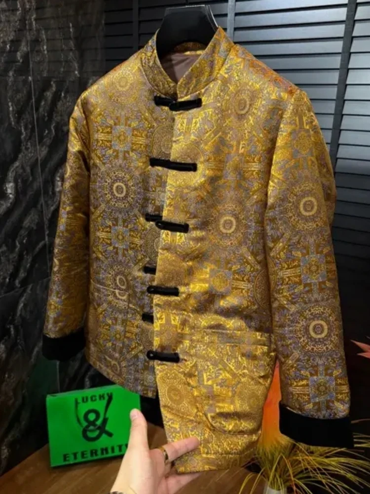 Cool Autumn Winter down Jaet Warmth Personali Match All High-End Sensation National Trend Tang Costume Men's Faion
Cool Autumn Winter down Jaet Warmth Personali Match All High-End Sensation National Trend Tang Costume Men's Faion