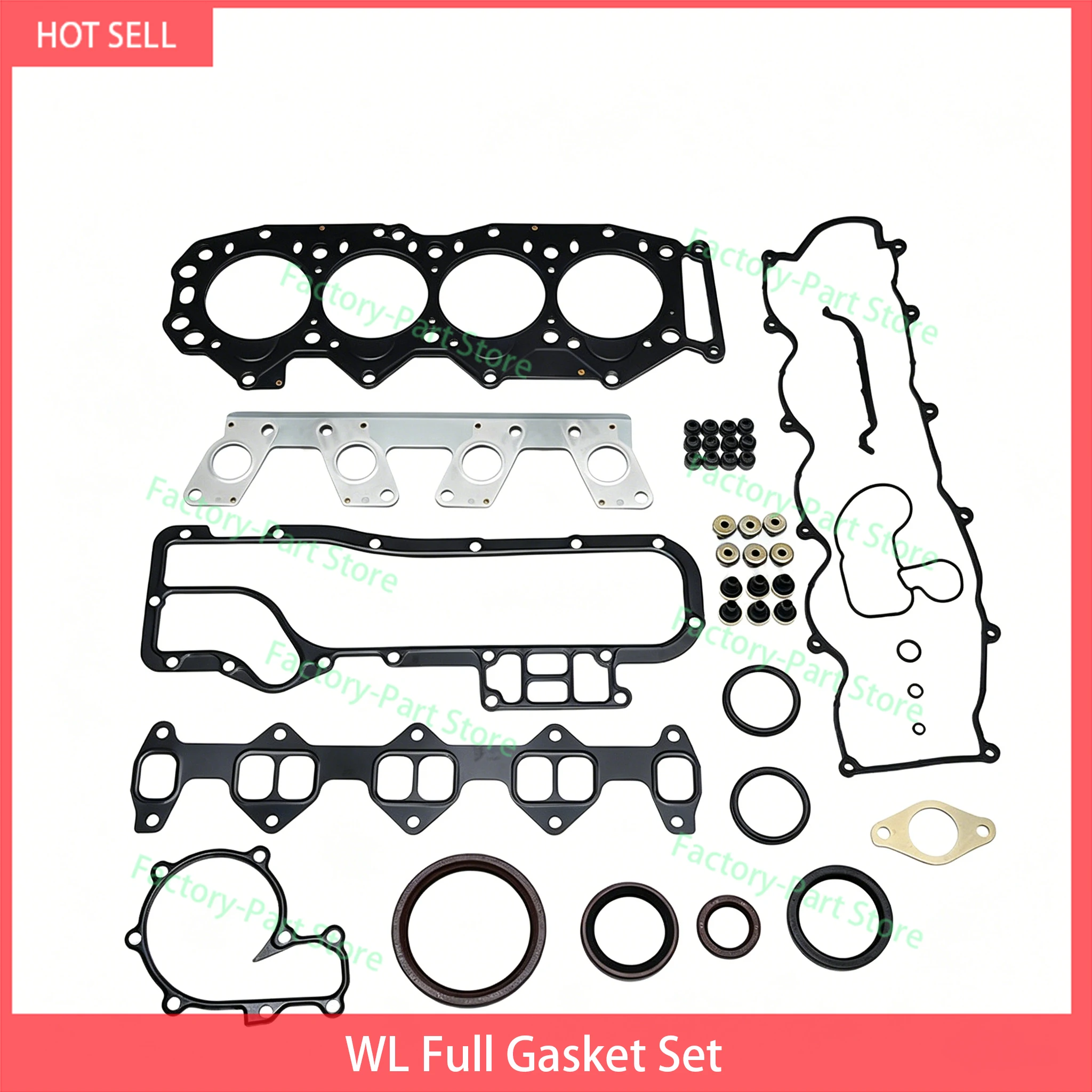 WL Full Gasket Kit Set For Mazda WL With Cylinder Head Gasket Engine 8ASX-10-271 Overhaul Rebuild Kit
WL Full Gasket Kit Set For Mazda WL With Cylinder Head Gasket Engine 8ASX-10-271 Overhaul Rebuild Kit