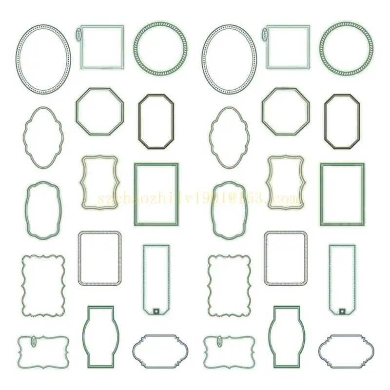 62KA 30 Pcs/Set Retro Picture Frame Scrapbook Frames Hollow Out Decorative Frame
62KA 30 Pcs/Set Retro Picture Frame Scrapbook Frames Hollow Out Decorative Frame