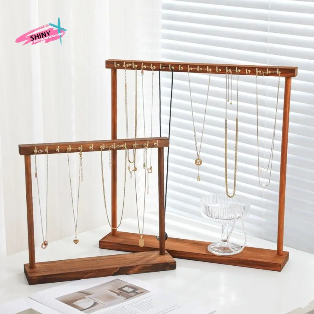 Wooden Jewelry Organizer Storage Rack Exquisite Design Jewelry Display Stand Support Stand Necklace Holder Necklace Hanging Rack
Wooden Jewelry Organizer Storage Rack Exquisite Design Jewelry Display Stand Support Stand Necklace Holder Necklace Hanging Rack