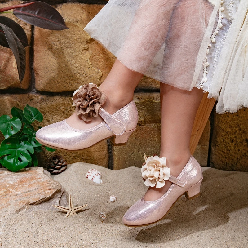 Mumoresip Children High Heels Flower Princess Kids Leather Shoes Round Toe Non-slip Wedding Party Girls Dress Mary Jane Shoes
Mumoresip Children High Heels Flower Princess Kids Leather Shoes Round Toe Non-slip Wedding Party Girls Dress Mary Jane Shoes