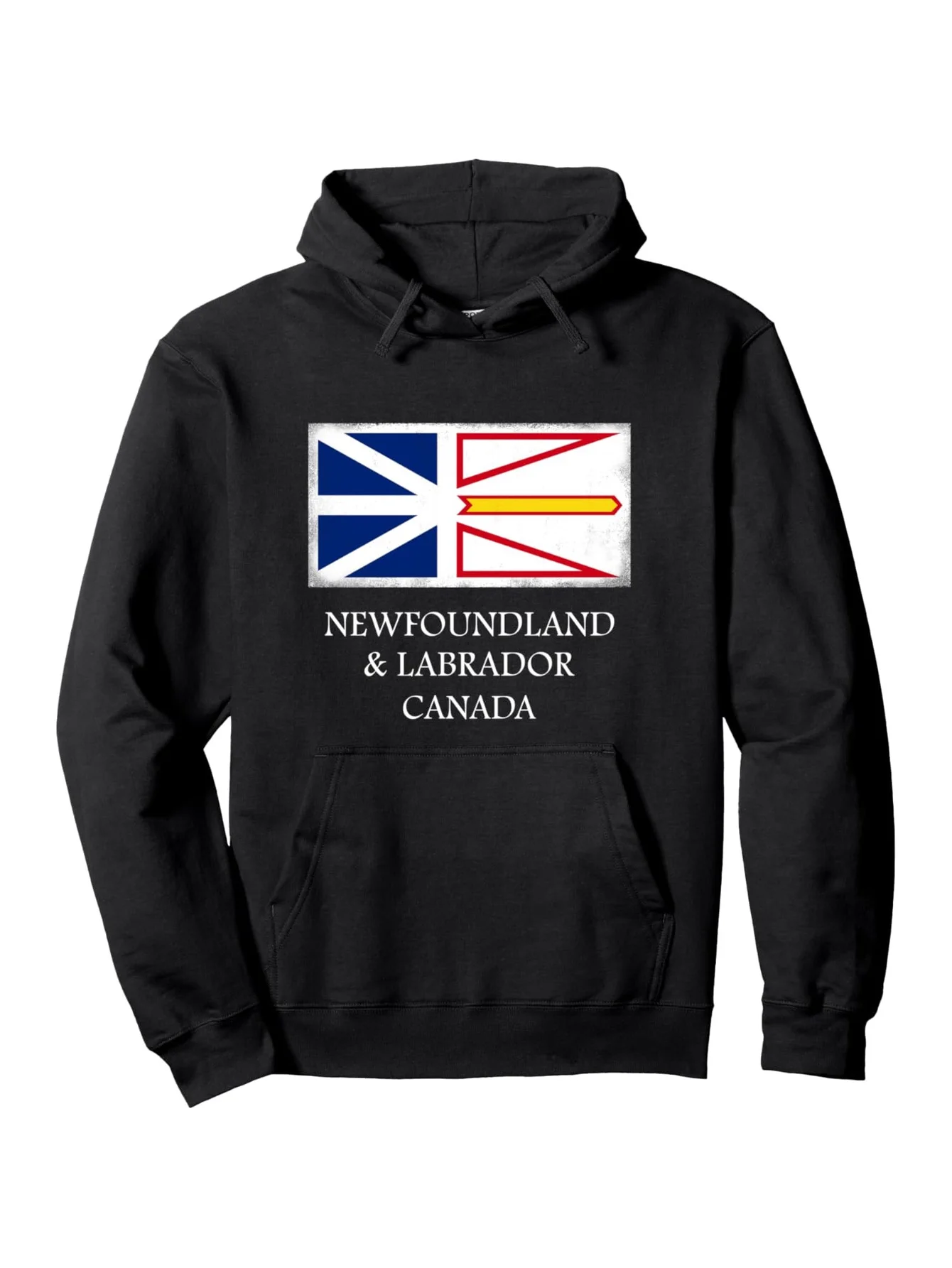 Newfoundland Labrador Flag Hoodie - Vintage Provincial Print Casual Pullover
Newfoundland Labrador Flag Hoodie - Vintage Provincial Print Casual Pullover