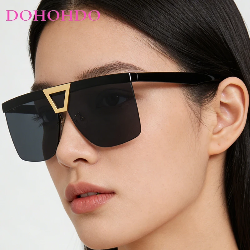 DOHOHDO New Personalized Half Frame Versatile Sunglasses Women Brand Vintage Men Square Sun Glasses Male Shades Oculos De Sol
DOHOHDO New Personalized Half Frame Versatile Sunglasses Women Brand Vintage Men Square Sun Glasses Male Shades Oculos De Sol