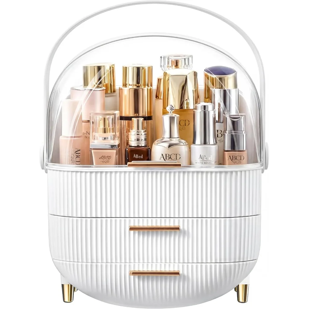 Clear Cosmetic Storage Box with Transparent Lid for Bathroom Countertop Vanity Desk Lipstick Makeup Organizer White
Clear Cosmetic Storage Box with Transparent Lid for Bathroom Countertop Vanity Desk Lipstick Makeup Organizer White