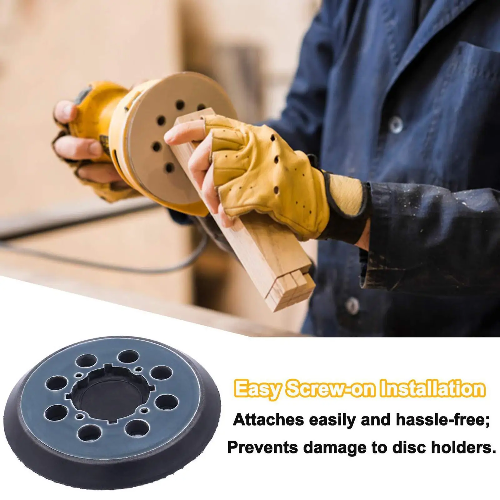 4 Gear Polisher Sanding Pad 125mm Orbital Palm Sander Backing Plate Hook & 5inch Sander Backing Pad Orbital Sander for DWE64233
4 Gear Polisher Sanding Pad 125mm Orbital Palm Sander Backing Plate Hook & 5inch Sander Backing Pad Orbital Sander for DWE64233