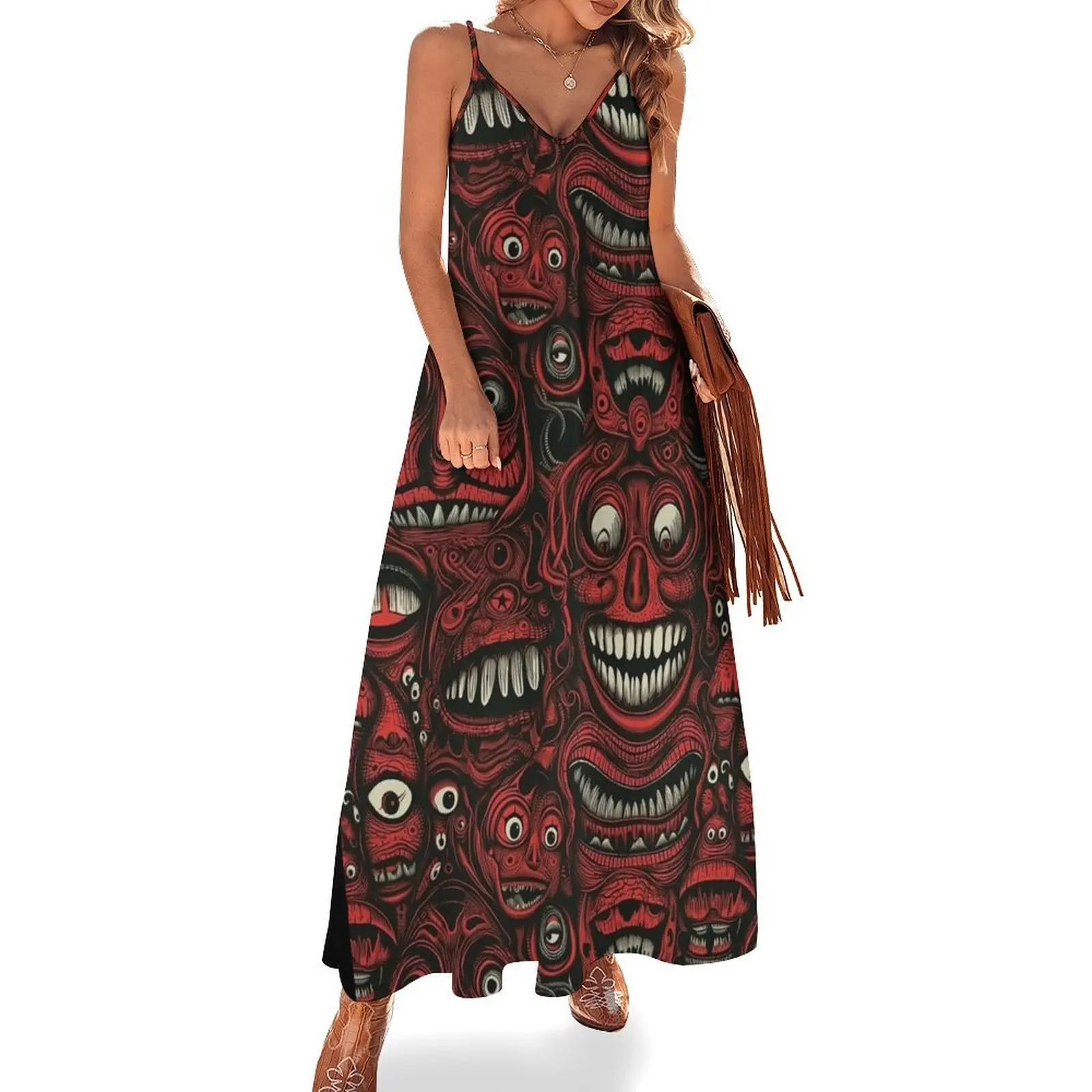 Teeth-y Creatures Sleeveless Long Dress summer dress for women 2025 dress for women 2025 korean style
Teeth-y Creatures Sleeveless Long Dress summer dress for women 2025 dress for women 2025 korean style