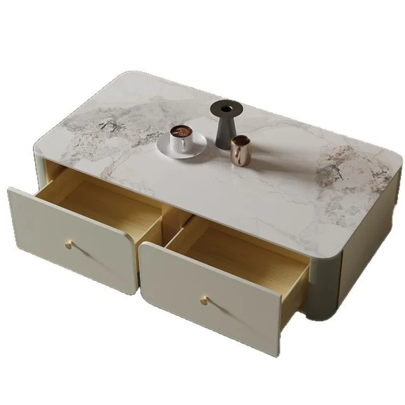 Coffee table long rectangular living room TV cabinet combination explosion light luxury modern
Coffee table long rectangular living room TV cabinet combination explosion light luxury modern