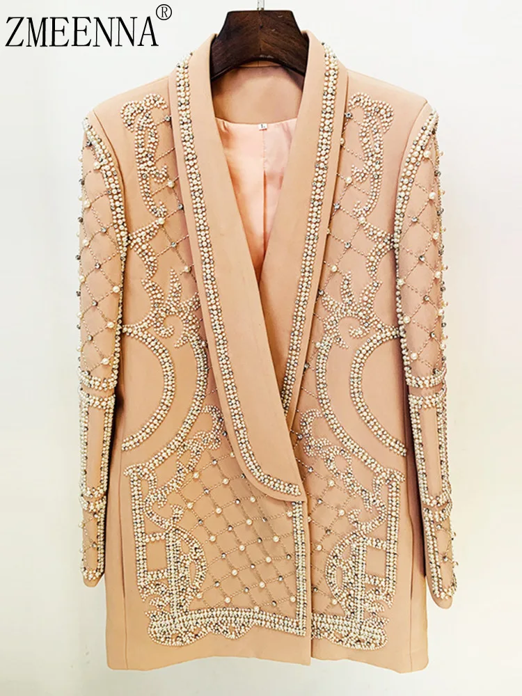 ZMEENNA Heavy Industry Embroidered Flare Shawl Collar Patchwork Fashion Design Women's Blazers 2024 Autumn Winter New ZM434
ZMEENNA Heavy Industry Embroidered Flare Shawl Collar Patchwork Fashion Design Women's Blazers 2024 Autumn Winter New ZM434