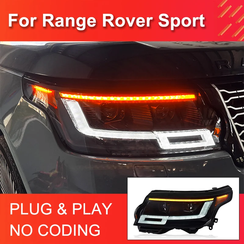 1 Pair LED Headlight Assembly for Range Rover Sport 2013-2017 Headlight Full LED Lights and LED Dynamic Turning Light
1 Pair LED Headlight Assembly for Range Rover Sport 2013-2017 Headlight Full LED Lights and LED Dynamic Turning Light