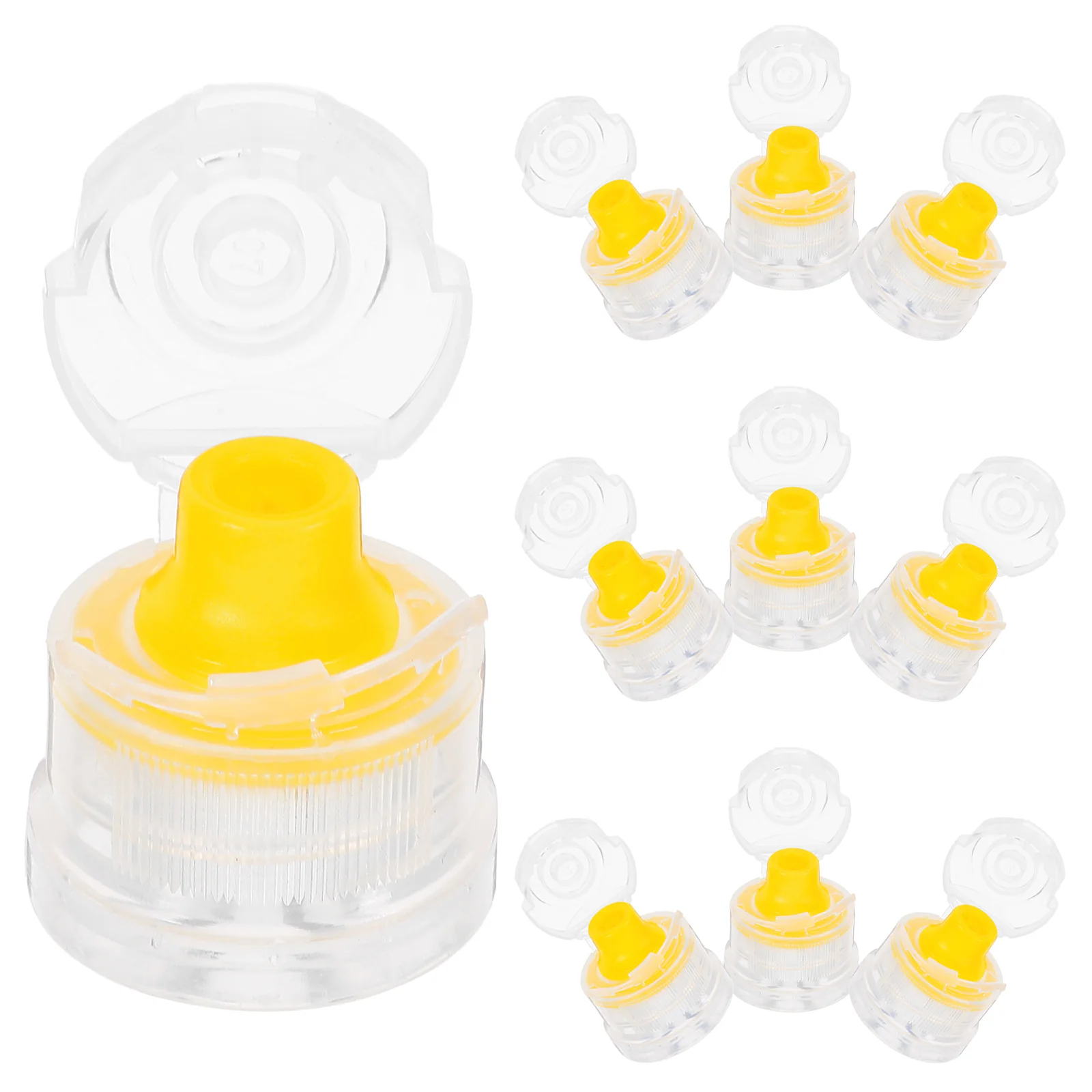 10 Pcs Pointed Lid Bottles Tops for Sports Cap Travel Outdoor Reusable Flip Water Replacement Caps
10 Pcs Pointed Lid Bottles Tops for Sports Cap Travel Outdoor Reusable Flip Water Replacement Caps