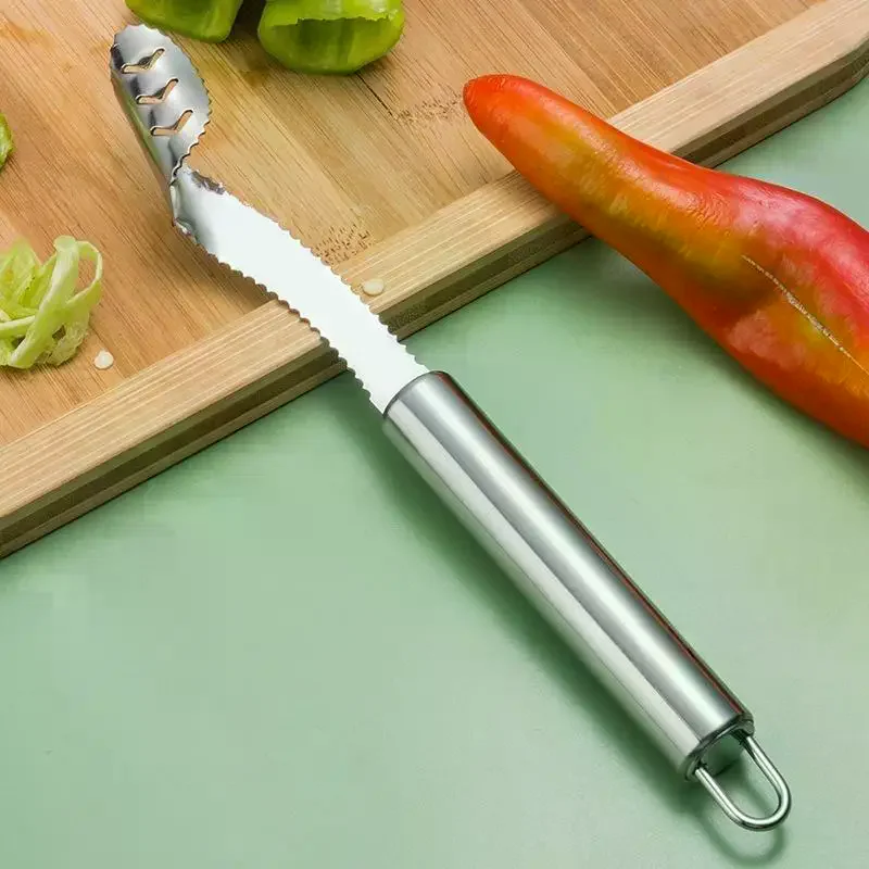 2pc Stainless Steel Corer Chili Corer Bitter Gourd Seed Remover Core Digging Knife Green Pepper Cutter Seed Digging Tool Kitchen
2pc Stainless Steel Corer Chili Corer Bitter Gourd Seed Remover Core Digging Knife Green Pepper Cutter Seed Digging Tool Kitchen