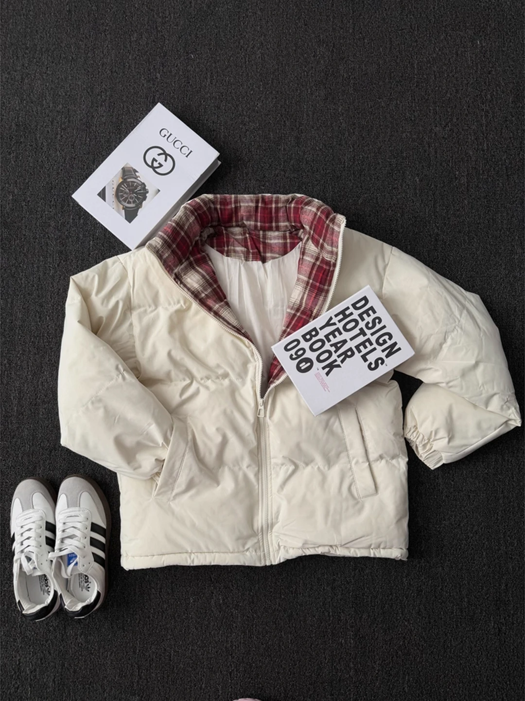 Thiened Plaid Splicing Cotton Jaet Men's Autumn Winter High Sensation Stand Collar Bread Sle Cleanfit Casual Coat
Thiened Plaid Splicing Cotton Jaet Men's Autumn Winter High Sensation Stand Collar Bread Sle Cleanfit Casual Coat