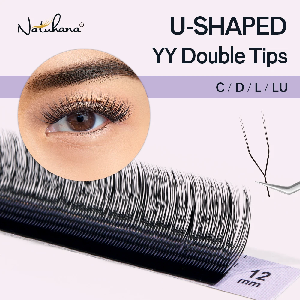 NATUHANA U-Shaped YY Parallel Flower Fake Eyelash Cosplay Double Tips Lashes Premium Premade Fans Volume False Mink Eyelashes
NATUHANA U-Shaped YY Parallel Flower Fake Eyelash Cosplay Double Tips Lashes Premium Premade Fans Volume False Mink Eyelashes