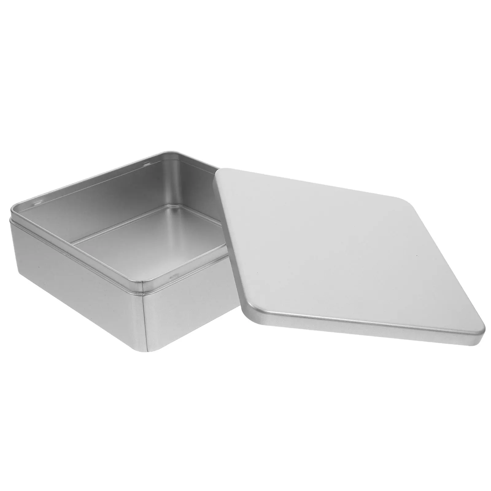 Sturdy Metal Storage Tin Box Square Cookie Candy Container With Lid Small Food Organizer Mini Biscuit Case Keeps Fresh
Sturdy Metal Storage Tin Box Square Cookie Candy Container With Lid Small Food Organizer Mini Biscuit Case Keeps Fresh