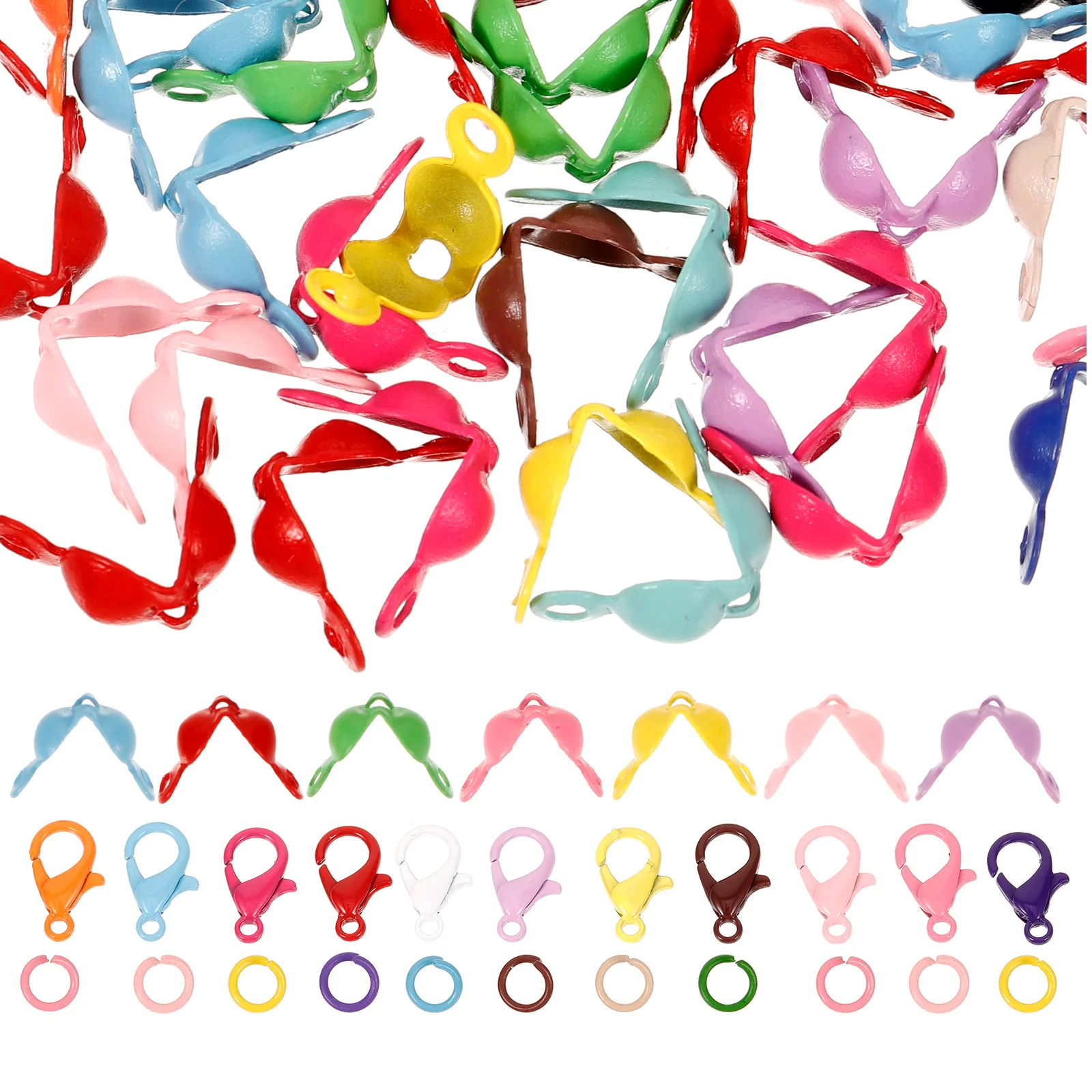 1 set Colored Beads Lobster Buckle Clasps Mixed Colors DIY Jewelry Necklace Bracelet Earrings Connectors Accessories Craft
1 set Colored Beads Lobster Buckle Clasps Mixed Colors DIY Jewelry Necklace Bracelet Earrings Connectors Accessories Craft