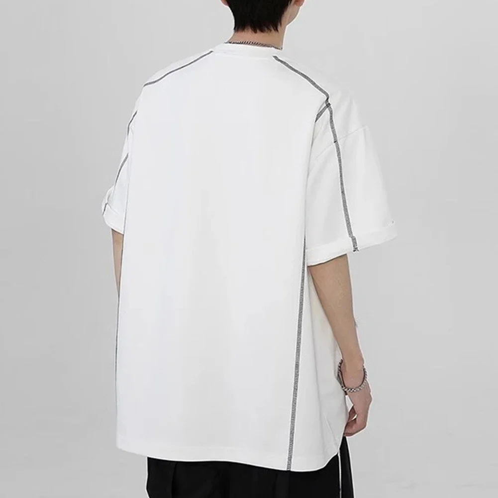 Casual Fashion Tee Loose Fit Top Casual Outing Spliced Design Tee Suitable For Vacation Daily Wear Shirt For Daily Use
Casual Fashion Tee Loose Fit Top Casual Outing Spliced Design Tee Suitable For Vacation Daily Wear Shirt For Daily Use