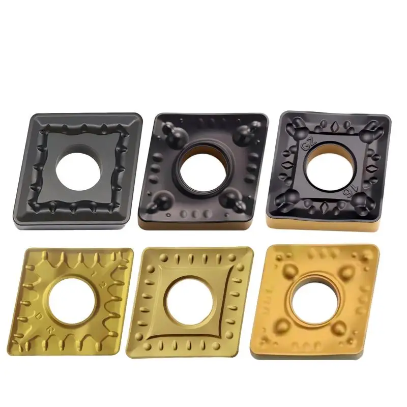 Tungsten steel lathe inserts, PVD/CVD coated, wear-resistant external turning tools, hardness HRC40-60, 10 inserts per box.
Tungsten steel lathe inserts, PVD/CVD coated, wear-resistant external turning tools, hardness HRC40-60, 10 inserts per box.
