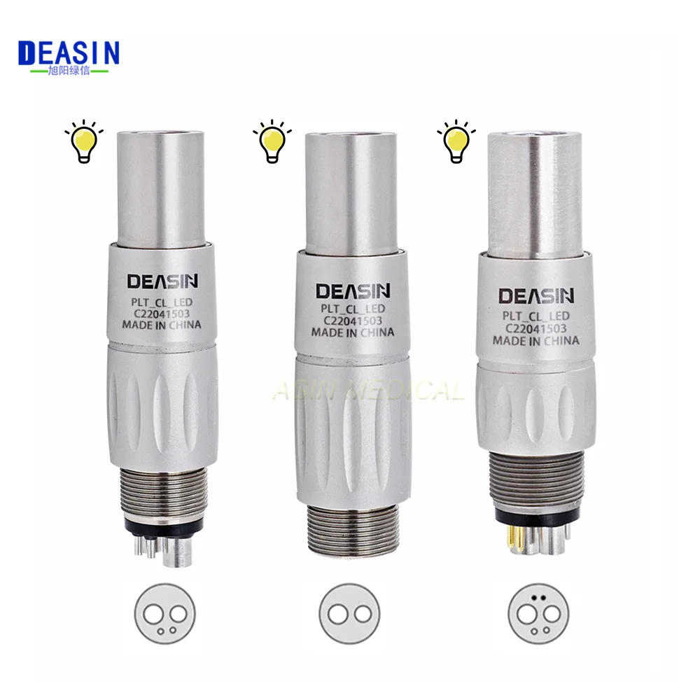 Dental 6 Holes N* quick CouplerFiber Optic Quick Coupling Fit N* Machlite/Phatelus X500 Turbine
Dental 6 Holes N* quick CouplerFiber Optic Quick Coupling Fit N* Machlite/Phatelus X500 Turbine