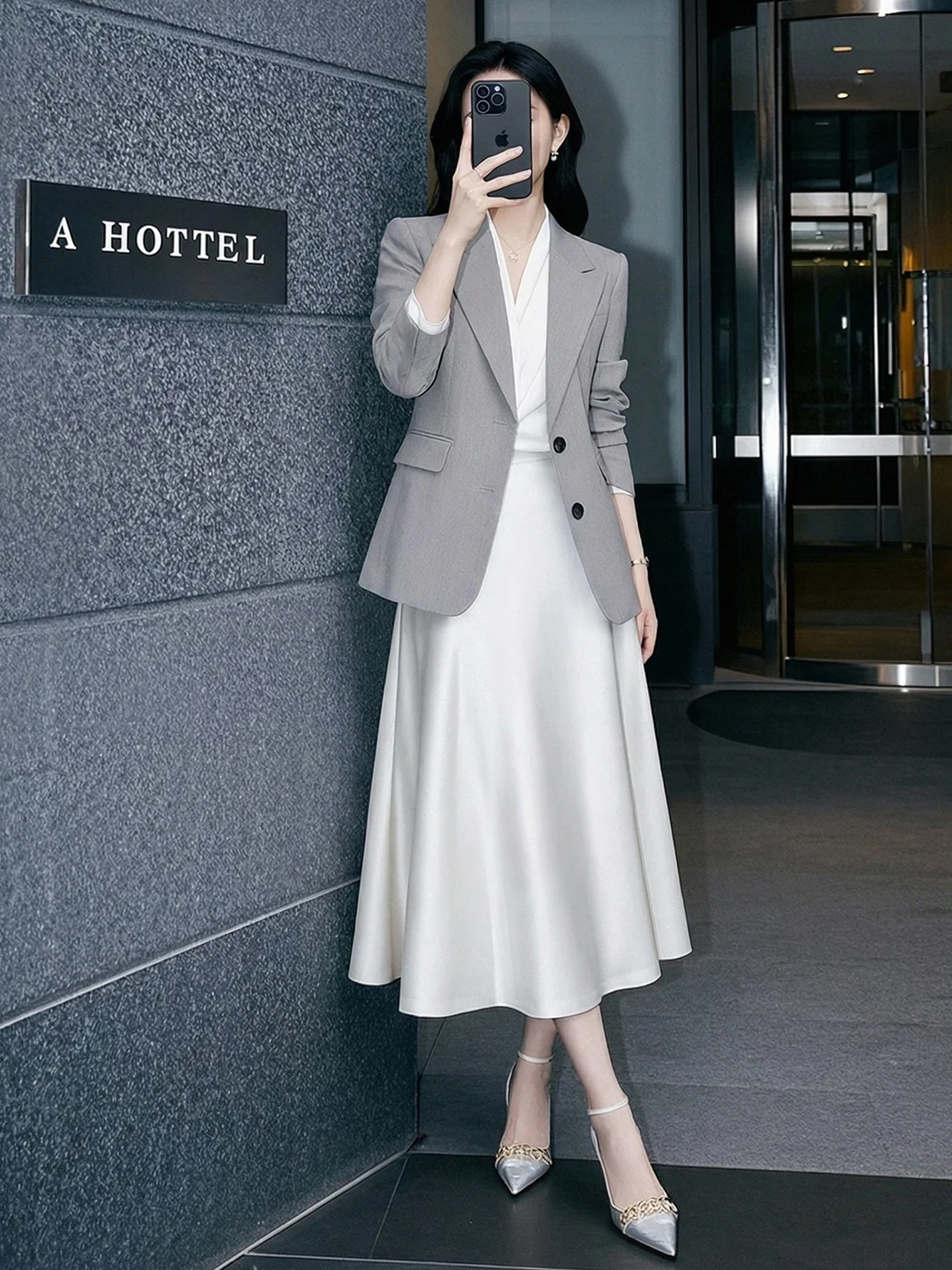Ele Spring Autumn Winter Women's Suit Two-Piece Set High Waist A-Line Skirt Profional Commute Faion Polyester Fiber
Ele Spring Autumn Winter Women's Suit Two-Piece Set High Waist A-Line Skirt Profional Commute Faion Polyester Fiber