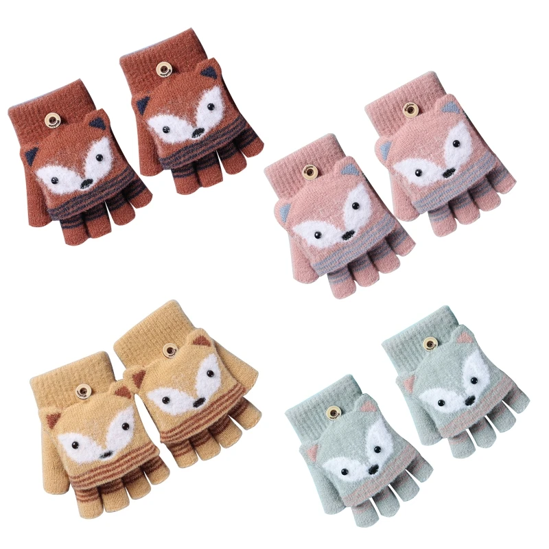 Baby Toddler Cartoon Knit Gloves Unisex Children Soft Winter Warm Half Finger Mittens for Boys Girls Fingerless Gloves
Baby Toddler Cartoon Knit Gloves Unisex Children Soft Winter Warm Half Finger Mittens for Boys Girls Fingerless Gloves