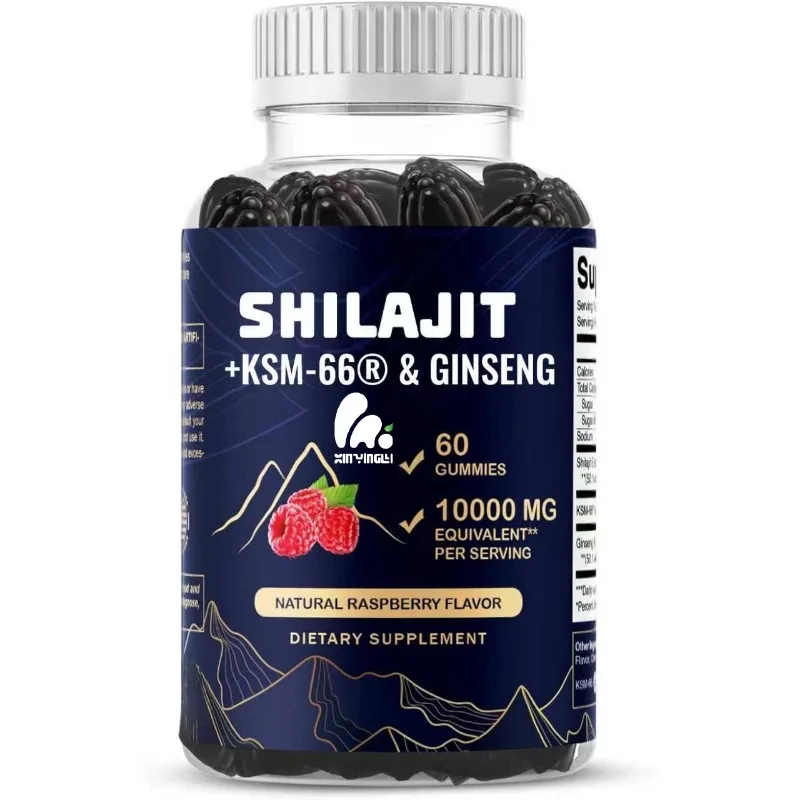 Shilajit contains ginseng, 10000 milligrams per serving -60 natural raspberry flavored vegan gummies
Shilajit contains ginseng, 10000 milligrams per serving -60 natural raspberry flavored vegan gummies