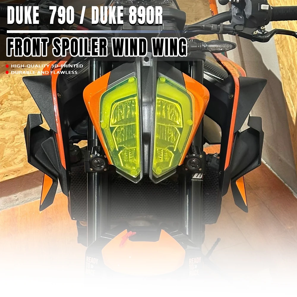 For DUKE 790 DUKE 890 / R Side Wing Side spoiler FRONTAL SPOILERS duke790 duke890 GP WING Front spoiler Lower spoiler flank
For DUKE 790 DUKE 890 / R Side Wing Side spoiler FRONTAL SPOILERS duke790 duke890 GP WING Front spoiler Lower spoiler flank