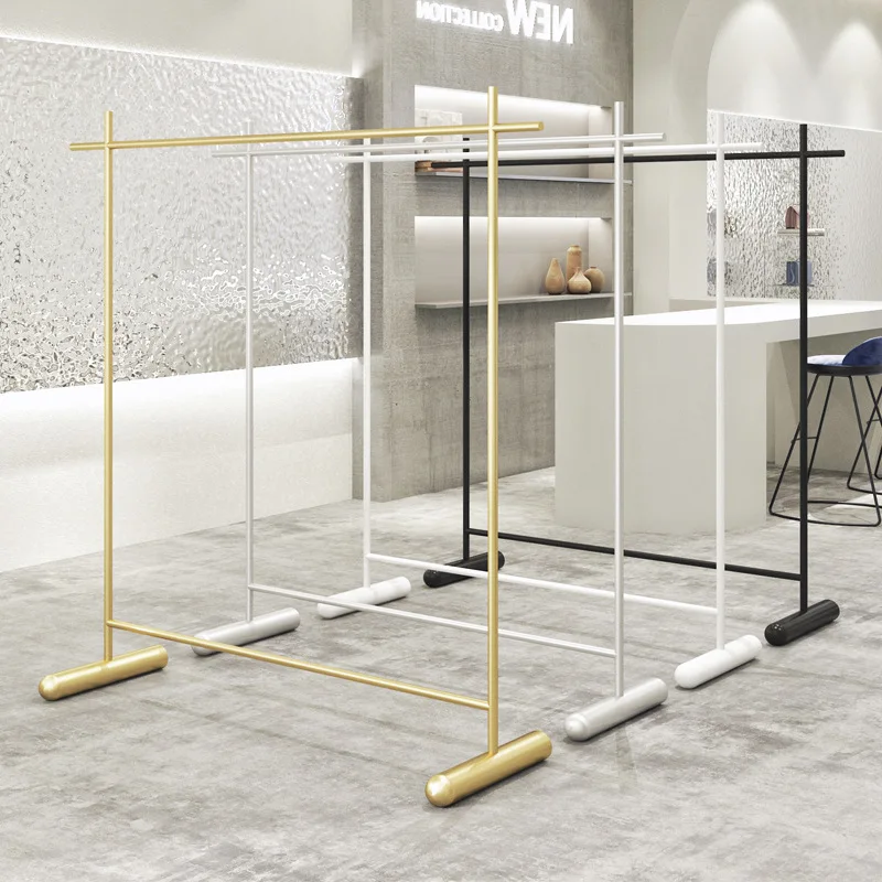 Custom. Clothing Store Golden Display Stand Floor-Type Coat Pendant Men Women's Clothing Store Island Shelf Children's Clothing
Custom. Clothing Store Golden Display Stand Floor-Type Coat Pendant Men Women's Clothing Store Island Shelf Children's Clothing