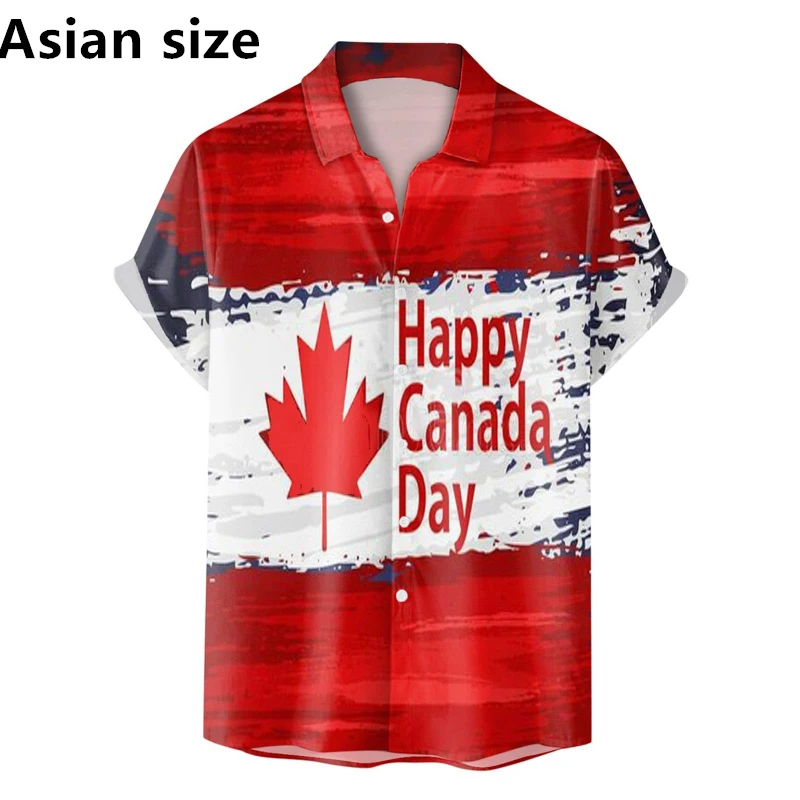 3D Print Canada Flag Men Shirt 2025 New Fashion Beach Summer Male Shirt Lapel Buttoned Short Sleeved Tops Oversized Blouses
3D Print Canada Flag Men Shirt 2025 New Fashion Beach Summer Male Shirt Lapel Buttoned Short Sleeved Tops Oversized Blouses