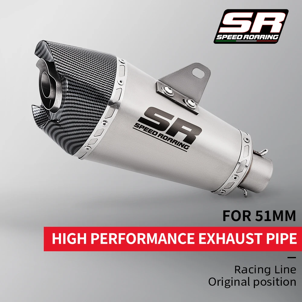 For AT2 Universal Motorcycle Exhaust Escape Pipe Carbon Fiber Muffler For FZ6 GSX250R NINJA400 CBR300R
For AT2 Universal Motorcycle Exhaust Escape Pipe Carbon Fiber Muffler For FZ6 GSX250R NINJA400 CBR300R