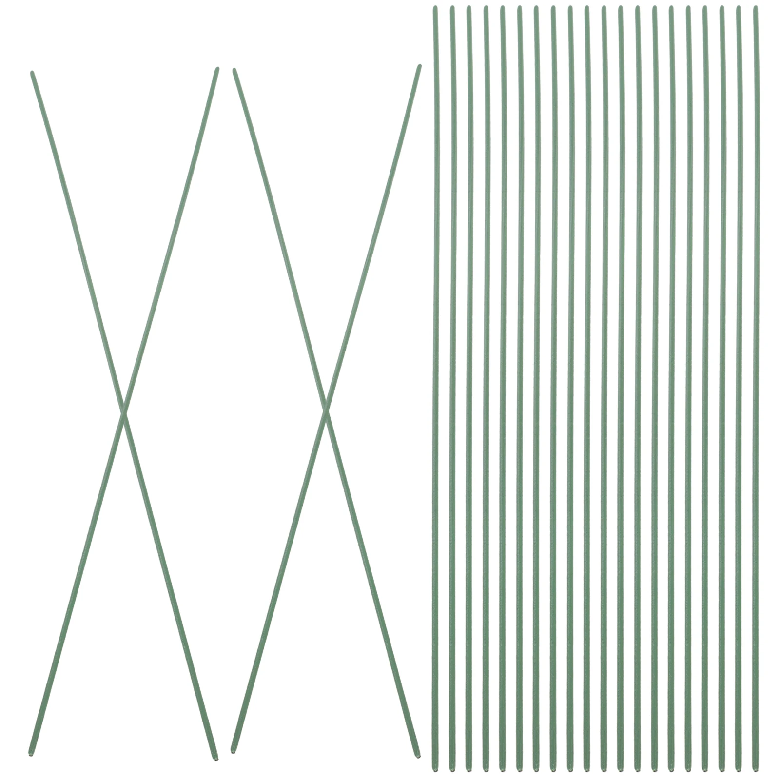 100pcs Wire Stems Flower Rods Green Floral Rods for Wreath DIY Artificial Flowers H made Crafts Rose Mesh Materials
100pcs Wire Stems Flower Rods Green Floral Rods for Wreath DIY Artificial Flowers H made Crafts Rose Mesh Materials