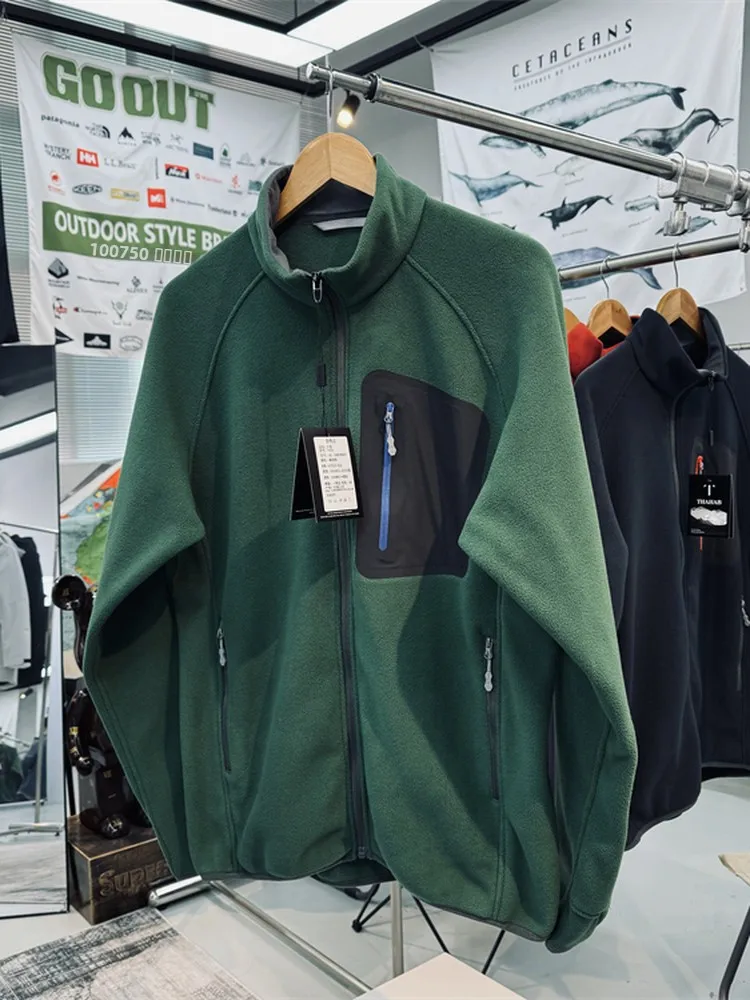 Lightweight Windproof Double-sided Fce Hooded Jaet Outdoor Men's Inner Layer Polyester Fiber Long Sve Stand Collar
Lightweight Windproof Double-sided Fce Hooded Jaet Outdoor Men's Inner Layer Polyester Fiber Long Sve Stand Collar