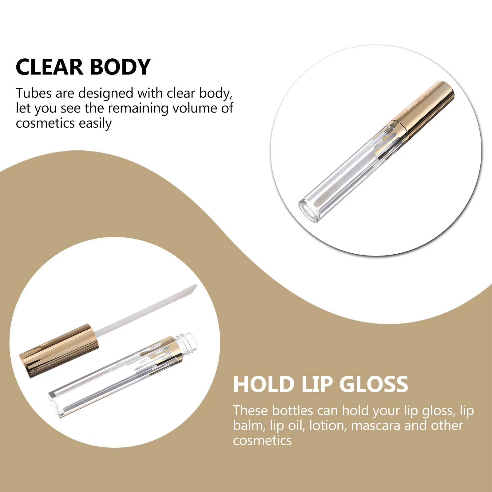 10pcs Lip Gloss Bottles Mini Plastic Tubes Clear Body Empty Containers Travel Business Trip Cosmetics Packaging
10pcs Lip Gloss Bottles Mini Plastic Tubes Clear Body Empty Containers Travel Business Trip Cosmetics Packaging