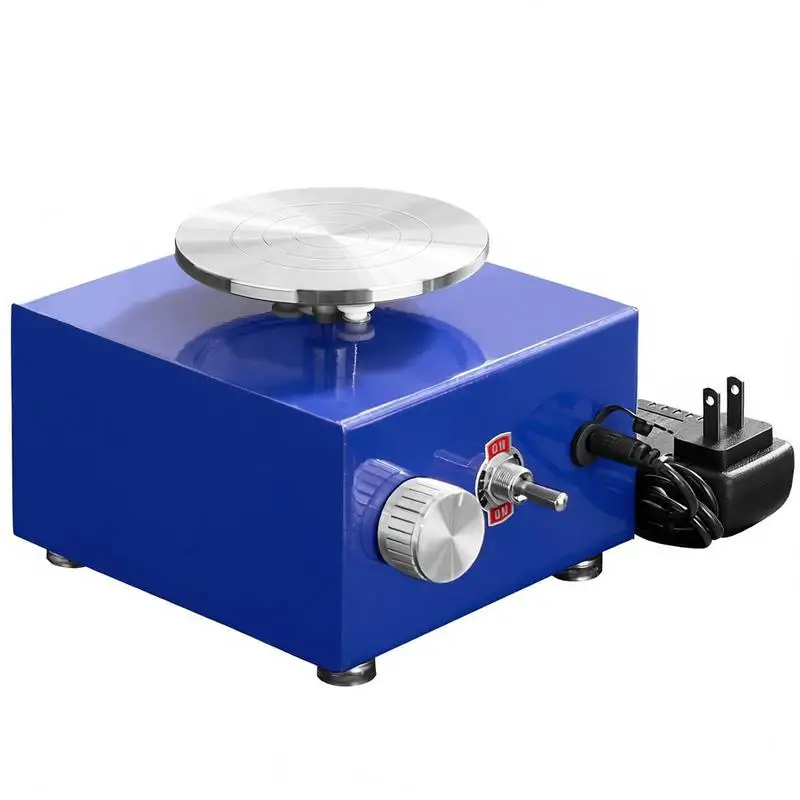 Mini Clay Molding Machine 2.6in/3.9in For Art Class Home Studio School Projects 0-300RPM Adjustable Speed ABS Detachable Basin 17 Craft Accessories DIY Creative Work 30W Blue
Mini Clay Molding Machine 2.6in/3.9in For Art Class Home Studio School Projects 0-300RPM Adjustable Speed ABS Detachable Basin 17 Craft Accessories DIY Creative Work 30W Blue