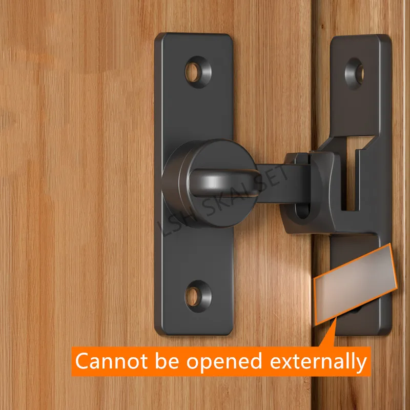 Black Zinc Alloy Door Latch 90/180 Degree Dual-purpose Clasp Security Door Locks Kitchen Cabinet Lock Indoor Barn Door Locks
Black Zinc Alloy Door Latch 90/180 Degree Dual-purpose Clasp Security Door Locks Kitchen Cabinet Lock Indoor Barn Door Locks