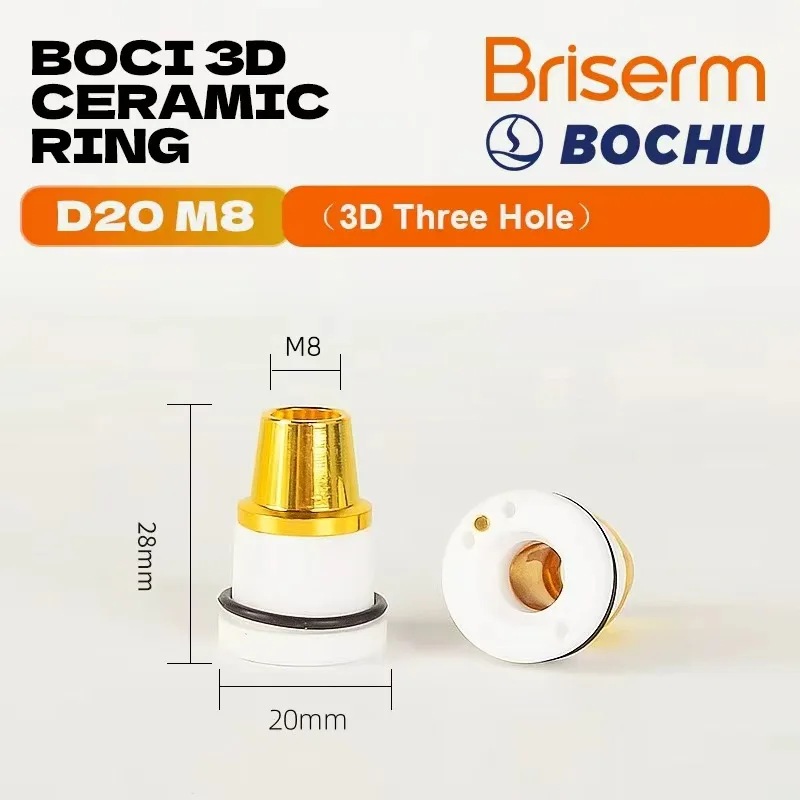 Boci 3D Laser Ceramic Ring D20 M8 H28 Ceramic Nozzle Holder for Boci BLT421T BLT520H BLT441T Precitec Raytools Laser Head
Boci 3D Laser Ceramic Ring D20 M8 H28 Ceramic Nozzle Holder for Boci BLT421T BLT520H BLT441T Precitec Raytools Laser Head