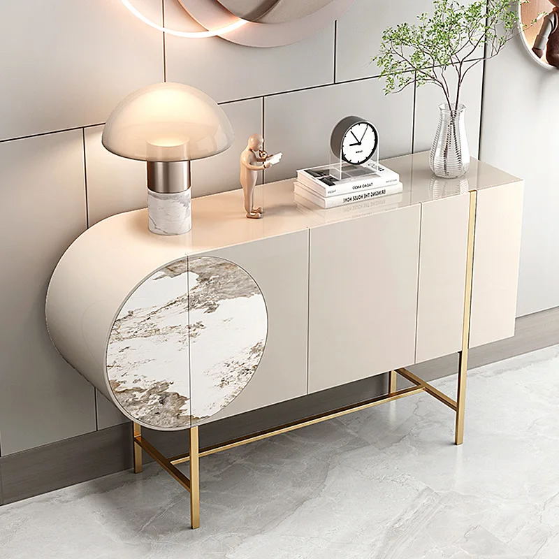 Simple Villa Sideboard Cabinet Modern Stone Plate Side Cabinet Paint Curio Cabinet
Simple Villa Sideboard Cabinet Modern Stone Plate Side Cabinet Paint Curio Cabinet
