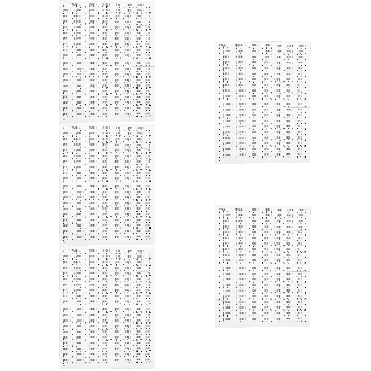 5pcs Set of 5 Flat Tape Measure Metric Adhesive Measuring Ruler Cloth Rulers Sticker Backed with Backing
5pcs Set of 5 Flat Tape Measure Metric Adhesive Measuring Ruler Cloth Rulers Sticker Backed with Backing